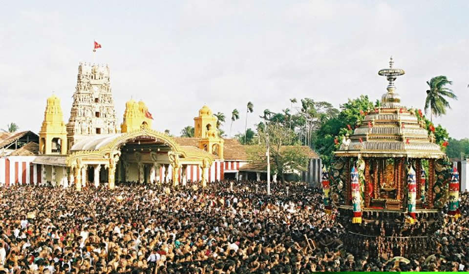 Nallur Festival At The Temple In Jaffna